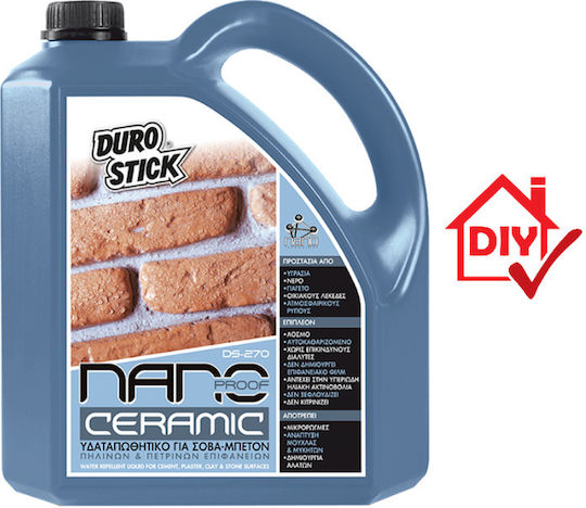 Durostick Nano Proof Ceramic DS-270 Water Repellent Water Repellent Plaster, Concrete, Clay & Stone Surfaces NTNA01 0.75lt