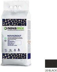 Novamix Novagrout F Gresie de umplere a rosturilor de țiglă Negru 5kg