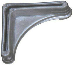 Dimitroulakos Corner Bracket Gray L3.6xW3.6cm