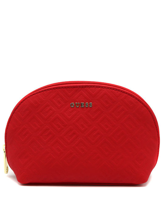 Guess Damen Necessaire Lorey in Rot Farbe 23cm