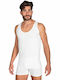 Men's Sleeveless Undershirt White