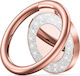 Glitter Ring Holder Κινητού σε Ροζ Χρυσό χρώμα