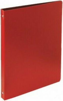 Plastic Folder A4 With 4 Cricks Red