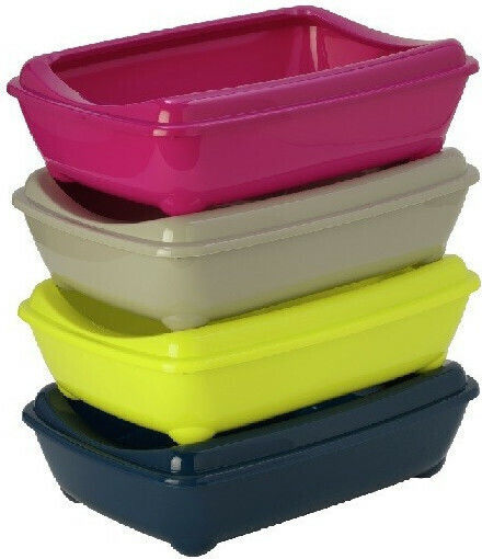 Pet Camelot Medium Λεκάνη Γάτας Πράσινη Μ50 x Π37 x Υ14cm