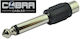 Cobra Cobra Cables Convertor 6.3mm Masculin În RCA Feminin 1 Bucată