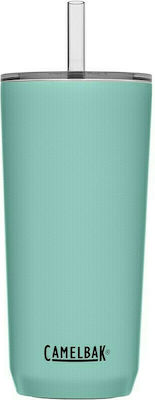 Camelbak Tumbler SST Glas Thermosflasche Rostfreier Stahl BPA-frei Coastal 600ml mit Stroh 2747302060