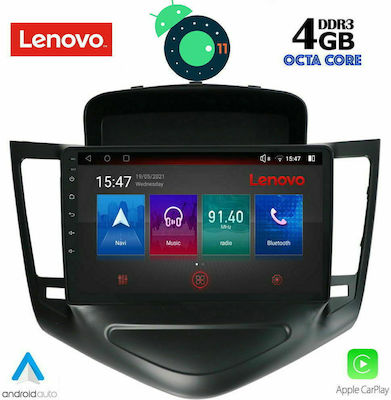 Lenovo Car-Audiosystem für Chevrolet Cruze 2008-2012 mit Klima (Bluetooth/USB/AUX/WiFi/GPS) mit Touchscreen 9"