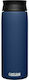 Camelbak Hot Cap Travel Mug Glass Thermos Stainless Steel BPA Free 600ml Navy with Mouthpiece