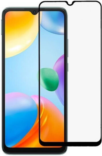 0.26mm Full Glue Full Face Tempered Glass Black (Redmi 10C)
