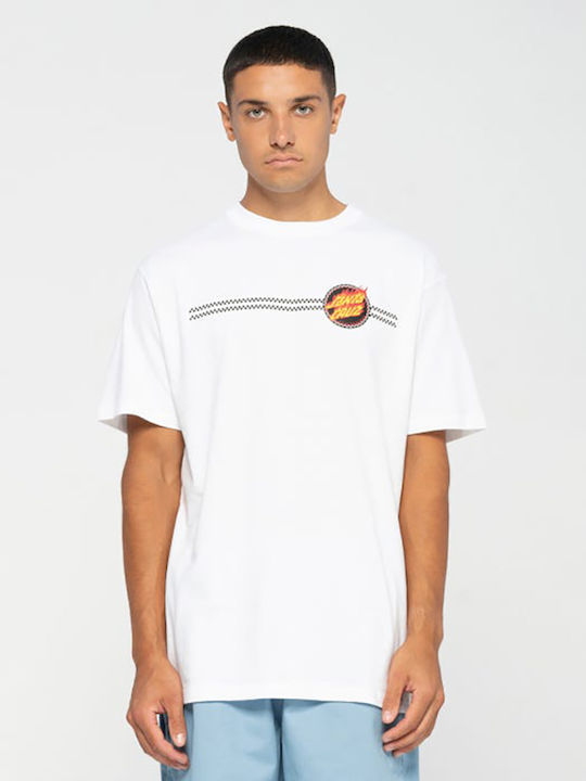 Check Ringed T-shirt White