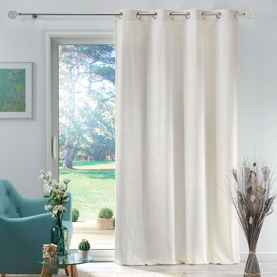 Grommet Curtain L-C Adrina Naturel 1609258 140x280cm