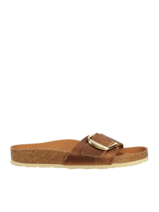 Birkenstock Madrid Big Buckle Oiled Leather Δερ...