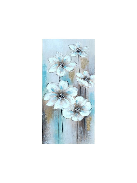 Fylliana Flowers 256B1 Πίνακας σε Καμβά 40x80cm