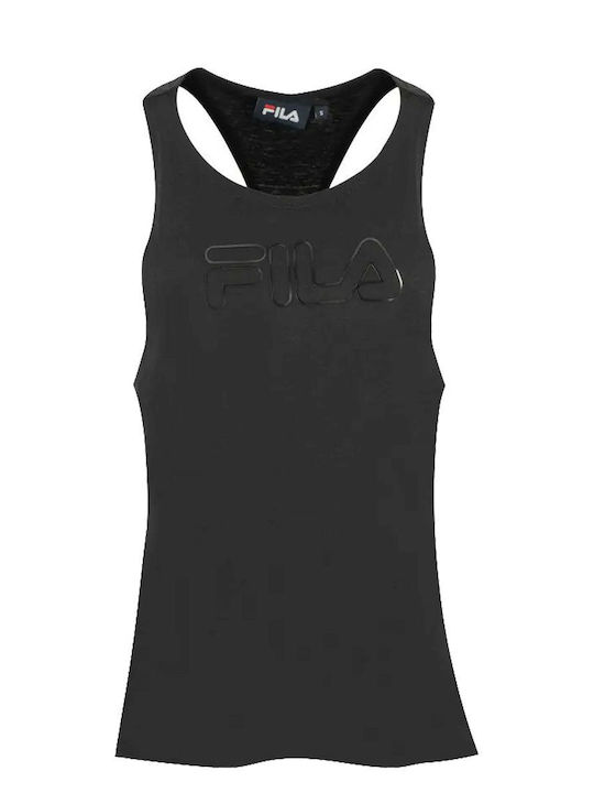 Fila Women's Athletic Cotton Blouse Sleeveless Black