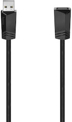 HAMA 00200619 USB 2.0 USB-A male σε USB-A female 1.5m