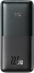 Baseus Bipow Pro 10000mAh 22.5W Μαύρο