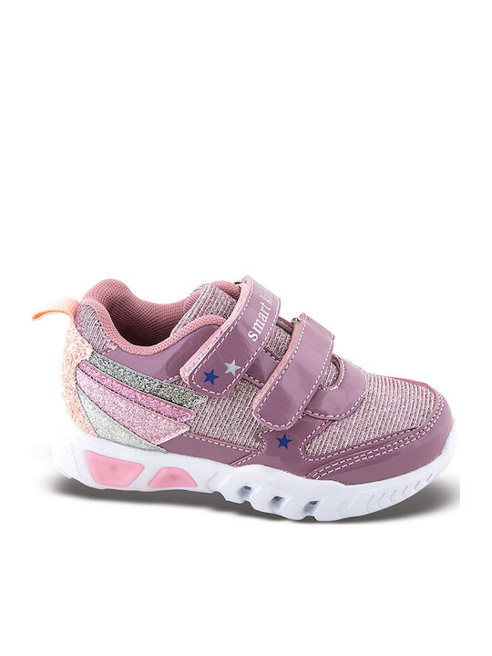 Kids Sneakers with Scratch Purple