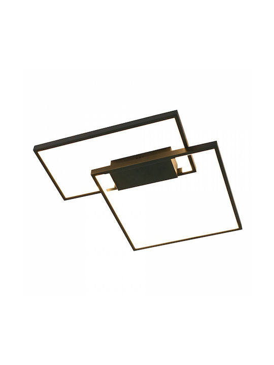 Inlight Modernă Metalică Plafonieră de tavan cu LED Integrat 45buc Negru