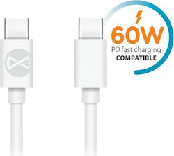 Forever USB 2.0 USB-C male - USB-C 60W 1m (GSM106366)