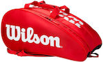 Wilson Rak Pak 6 Racket Padel Bag Red