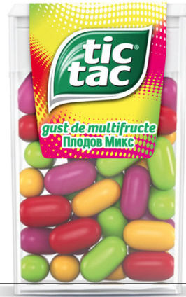 Tic Tac Καραμέλες με Γεύση Φρούτα 28τμχ 18gr