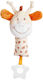 Tedsy Plush Baby Rattle Giraffe For Newborns