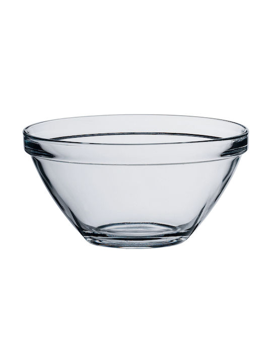 Bormioli Rocco Pompei Servierschüssel Rund Glas Transparent mit Durchmesser 14cm 6Stück