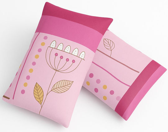 Beboulino Kids Cotton Pillowcase Set 20x30cm Multicolour