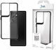3MK SatinArmor+ Задна корица Пластмаса / Силикон 1.5мм Черен (Galaxy S21 Ultra 5G)