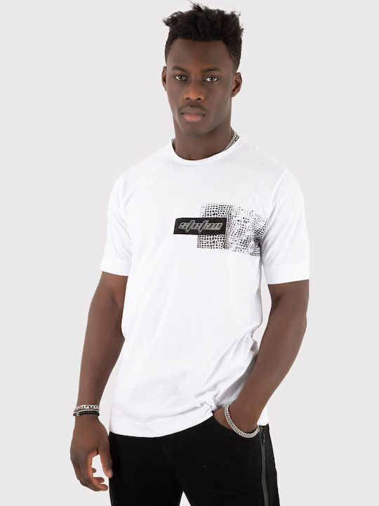 Stefan Fashion T-Shirt White / Black