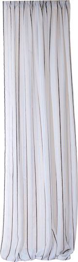 Viopros Curtain with Pencil Pleat Katerina 116 Light Blue 140x270cm