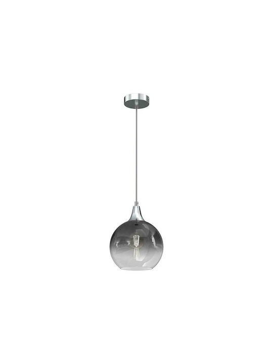 Milagro Monte Pendant Light Single-Light for Socket E27 Gray