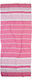 Viopros Νάσια Beach Towel Pareo Fuchsia with Fr...