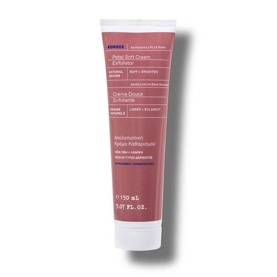 Korres Apothecary Wild Rose Petal Soft Exfoliating & Cleansing for Face 150ml