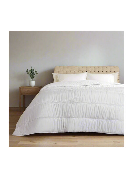 Cannon Πάπλωμα Υπέρδιπλο με Γέμιση Microfiber 230x260εκ. White 350 GSM