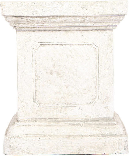 Supergreens Ανθοστήλη Τσιμεντένια Μπεζ 34x34x40εκ.
