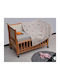 Liolios Home Blanket Cot Crown Knitted Gray 100x150cm