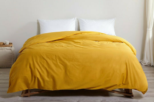 Cannon Fresh Cotton Double Duvet Cover 230x250 Fresh Tawny Olive