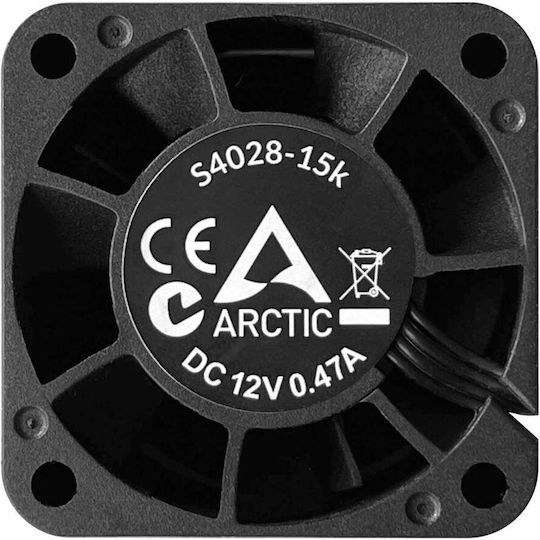 Arctic S4028-6K Case Fan 6000rpm 7.1cfm Without LED Lighting And 4-Pin PWM Connection
