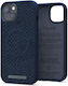 Njord Salmon Leather Back Cover Δερμάτινο 2mm Μπλε (iPhone 13)