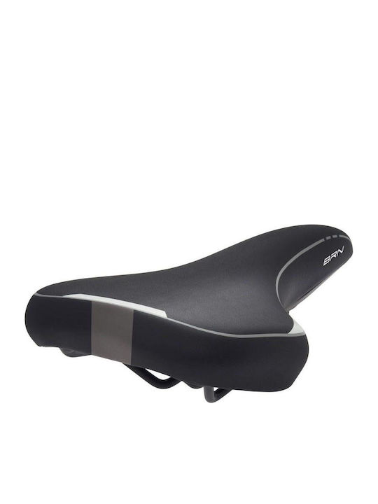 BRN Schwarz Fahrradsattel Trekking 210x265mm