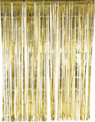 blokker Party Decoration Curtain Gold 50x50cm Curtain for Party 50cm