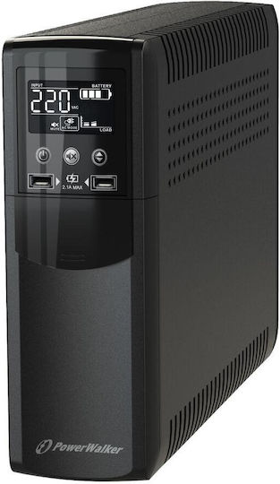 Powerwalker VI 800 CSW FR UPS Line-Interactive 800VA 480W με 8 IEC Πρίζες