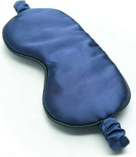 Weiche Schlafmaske aus Polyester Blau