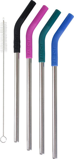 Emerson Strohhalme Eco-Strohhalme mit Bürste 4Stück