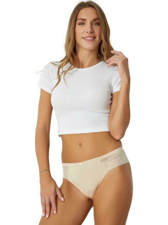 Rosa Women's Brazil with Lace Beige
