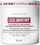 Peter Thomas Roth Lotion Τόνωσης Even Smoother Glycolic Retinol Resurfacing Peel Pads 60τμχ