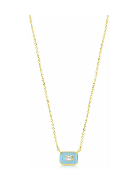 Ania Haie Necklace from Gold Plated Silver with Zircon