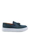 Δερμάτινα Ανδρικά Loafers σε Μπλε Χρώμα