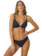 Norddiva Lingerie Underwear Set with Bralette & Brazil Navy Blue